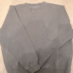 Blue crewneck from pacsun, faded blue coloring